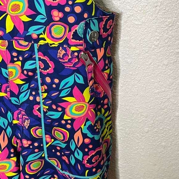 Spyder Kids Multicolor Snow Bib - Picture 3 of 12